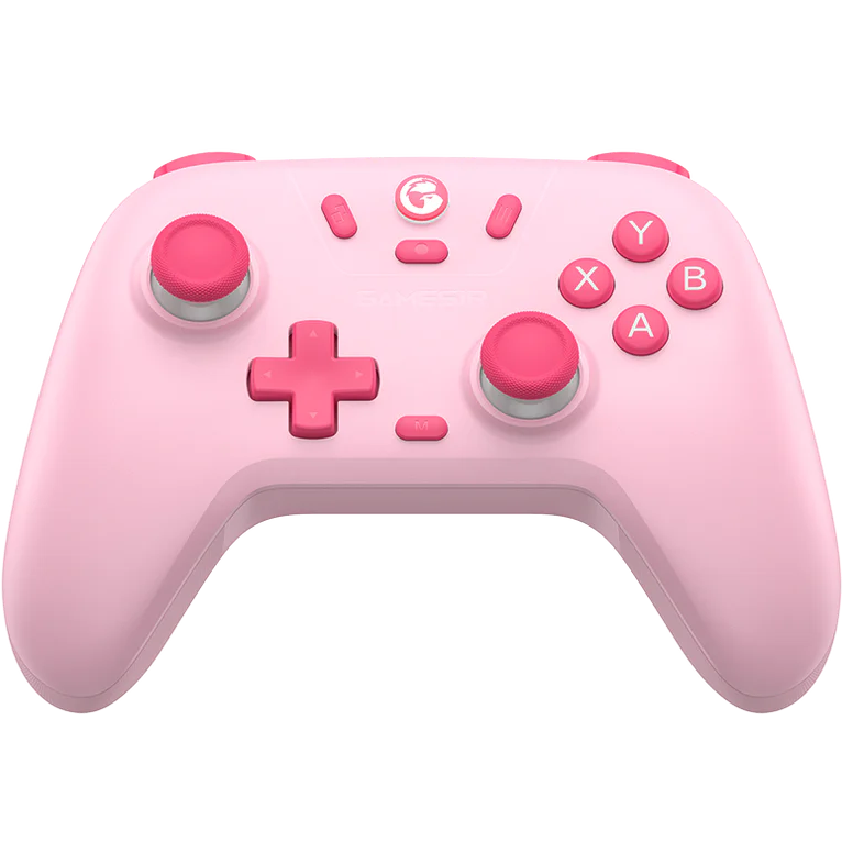 A large main feature product image of GameSir Nova Lite Multi-Platform Wireless Gaming Controller - Blush Pink