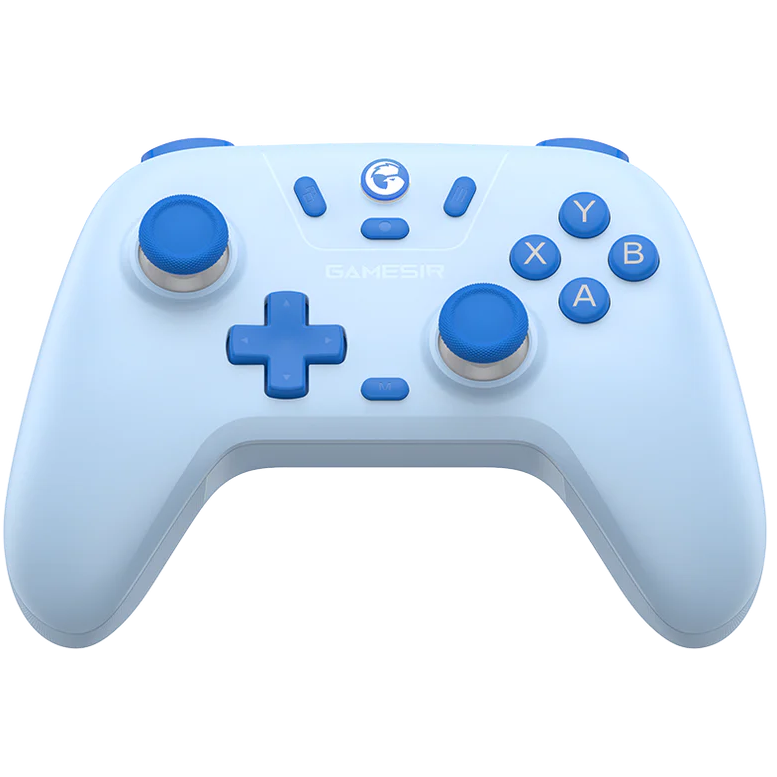 A large main feature product image of GameSir Nova Lite Multi-Platform Wireless Gaming Controller - Sky Blue