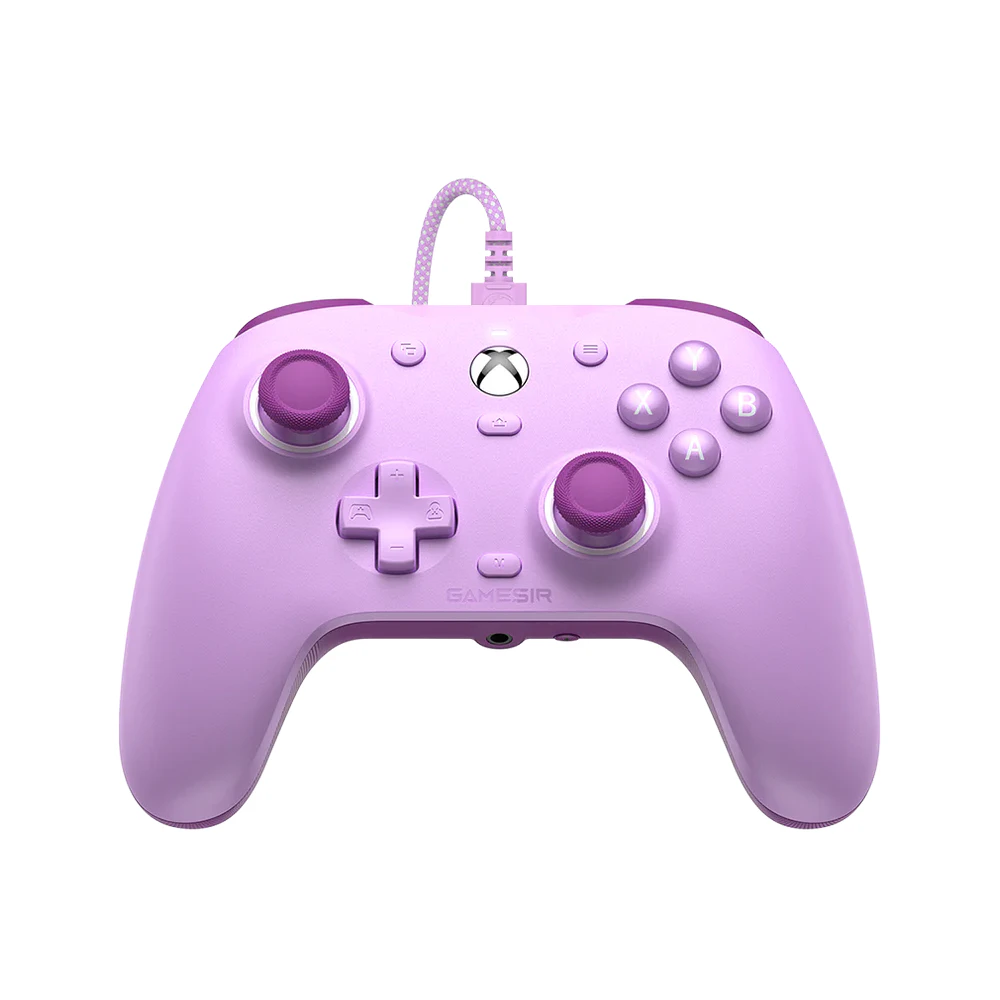 A large main feature product image of GameSir G7 SE Wired Controller with Hall Effect Sticks - Radiant Purple