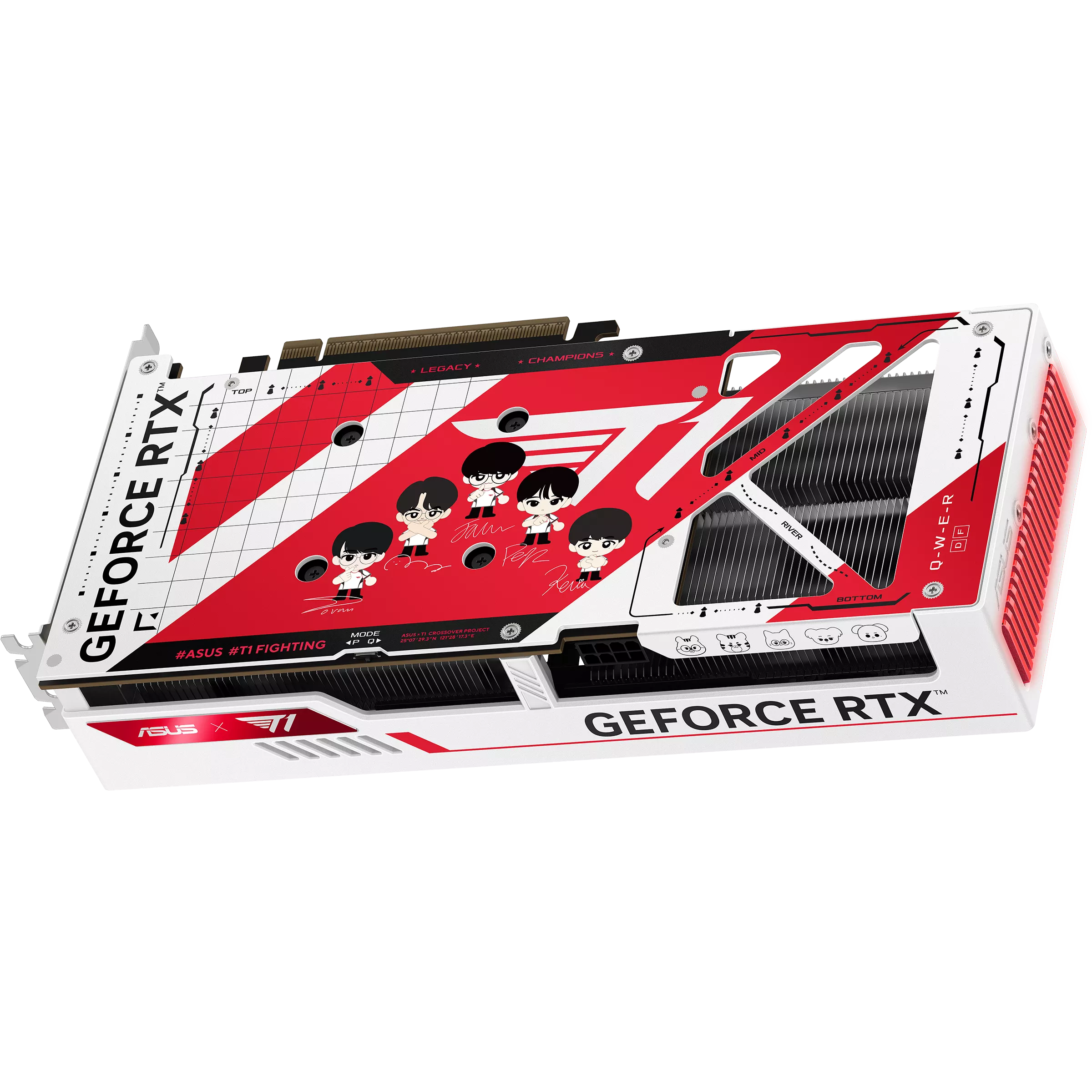A large main feature product image of ASUS GeForce RTX 5060 Ti OC 8GB GDDR7 - T1 Edition
