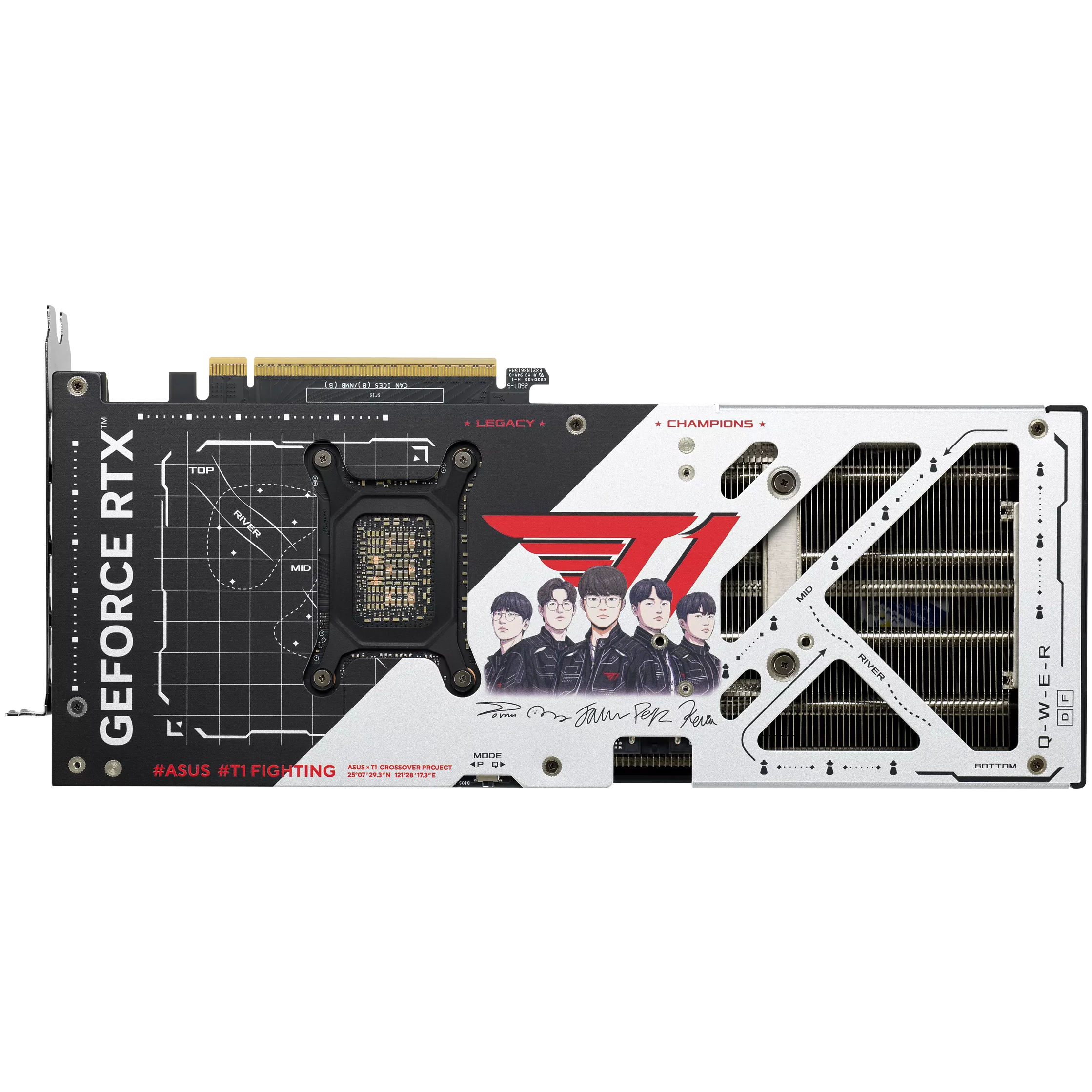 A large main feature product image of ASUS GeForce RTX 5070 OC 12GB GDDR7 - T1 Edition