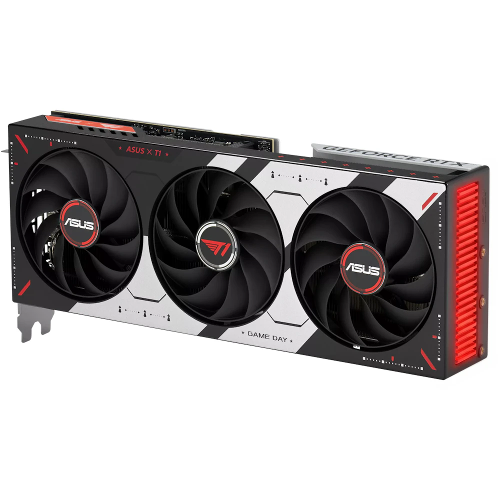 A large main feature product image of ASUS GeForce RTX 5070 OC 12GB GDDR7 - T1 Edition