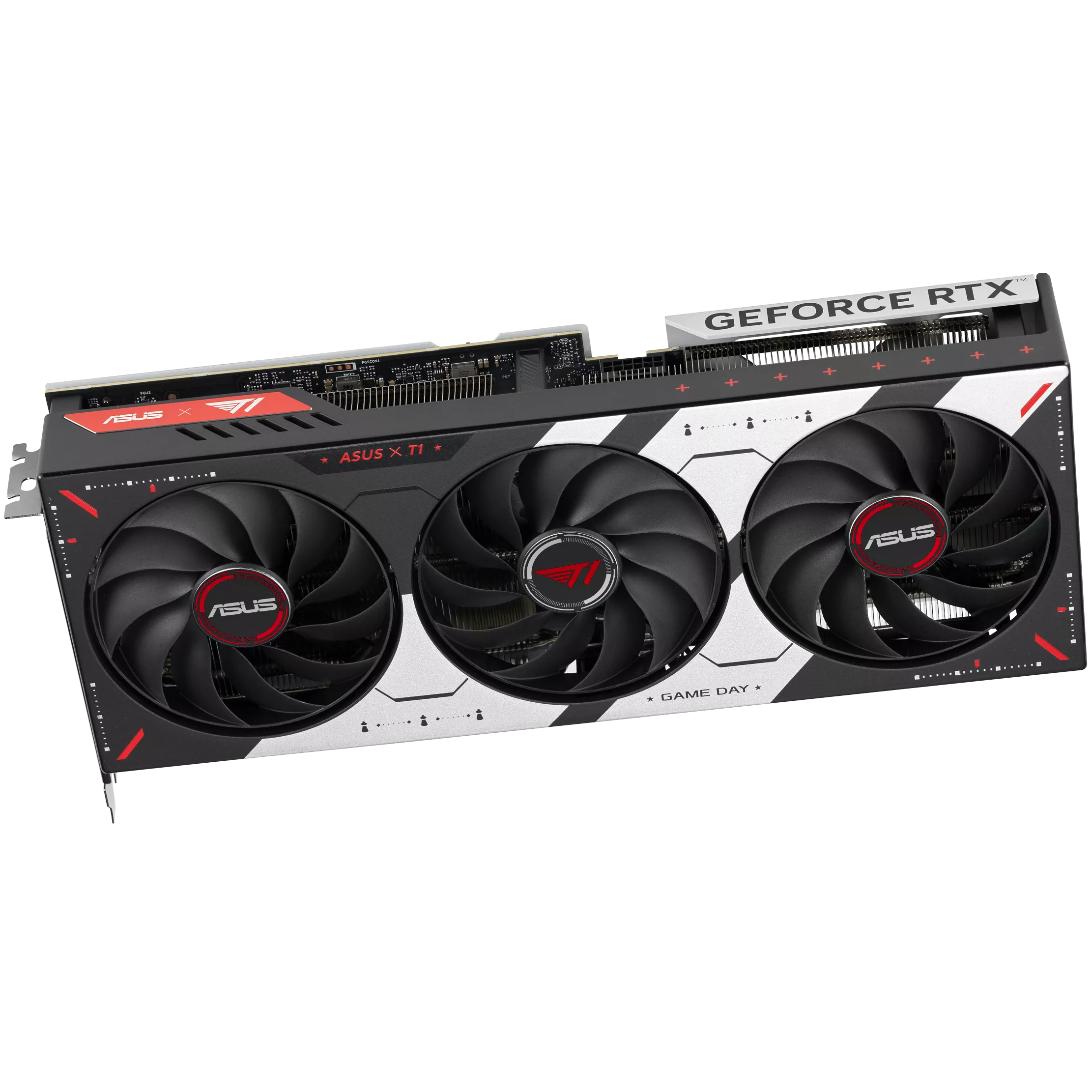 A large main feature product image of ASUS GeForce RTX 5070 OC 12GB GDDR7 - T1 Edition