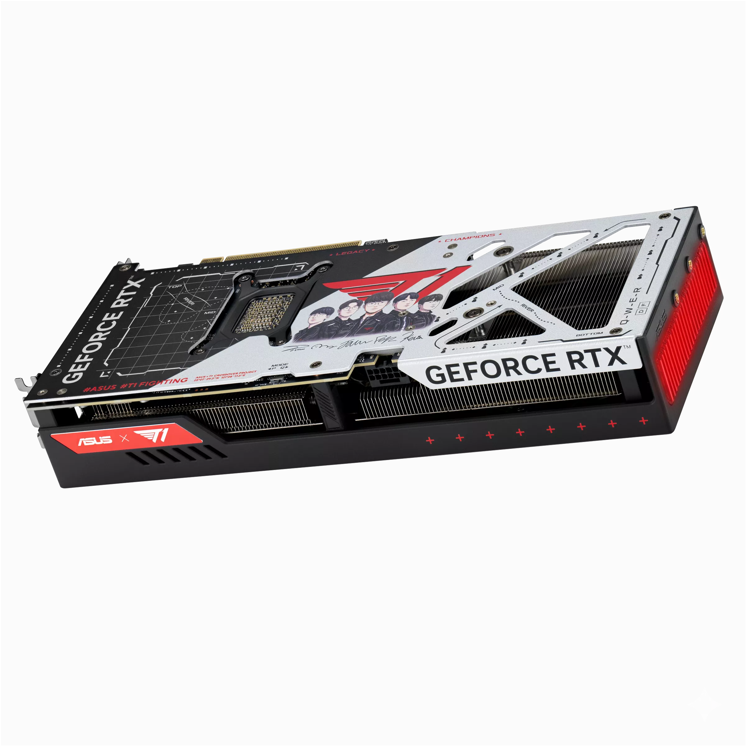 A large main feature product image of ASUS GeForce RTX 5070 OC 12GB GDDR7 - T1 Edition
