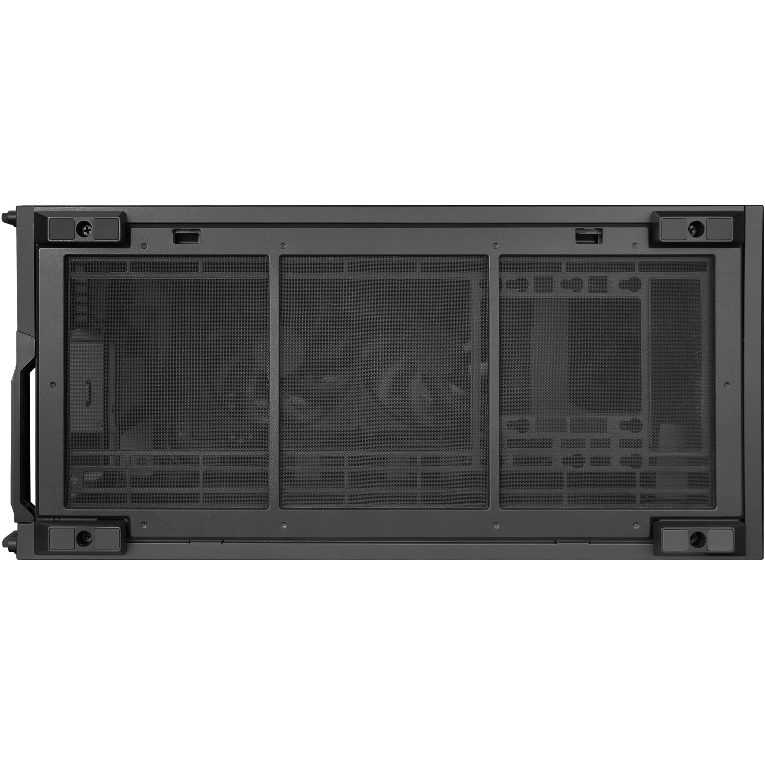 A large main feature product image of Lian Li DAN-B4 Wooden 21.3L Compact mATX Case (Black)
