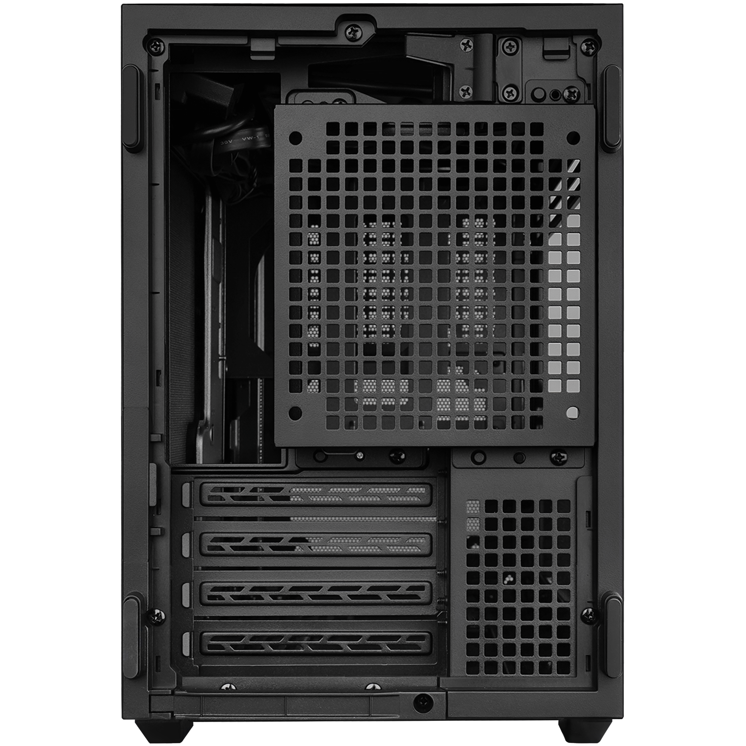 A large main feature product image of Lian Li DAN-B4 21.3L Compact mATX Case (Black)