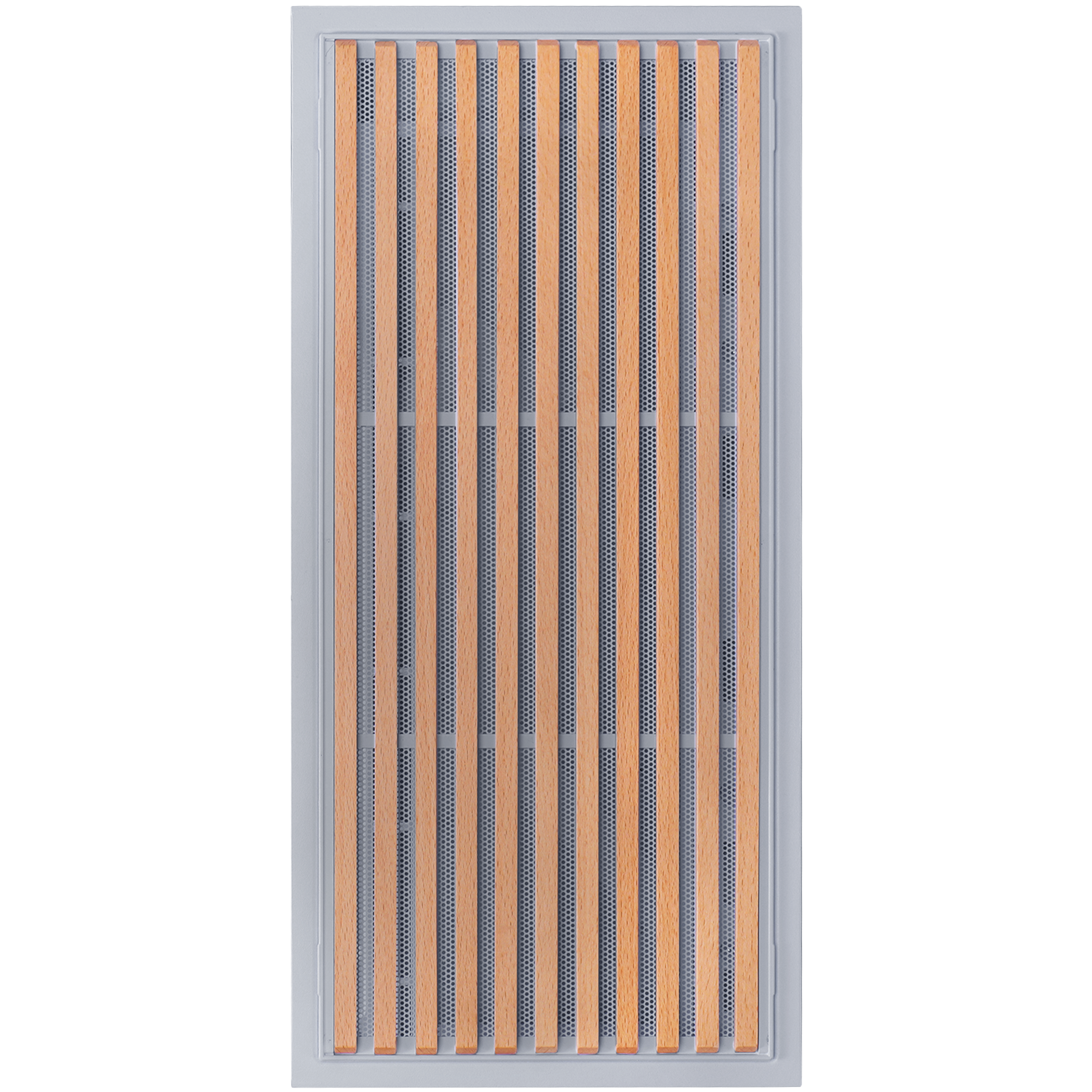 A large main feature product image of Lian Li Vertical AeroDeck for B4-mATX (White)