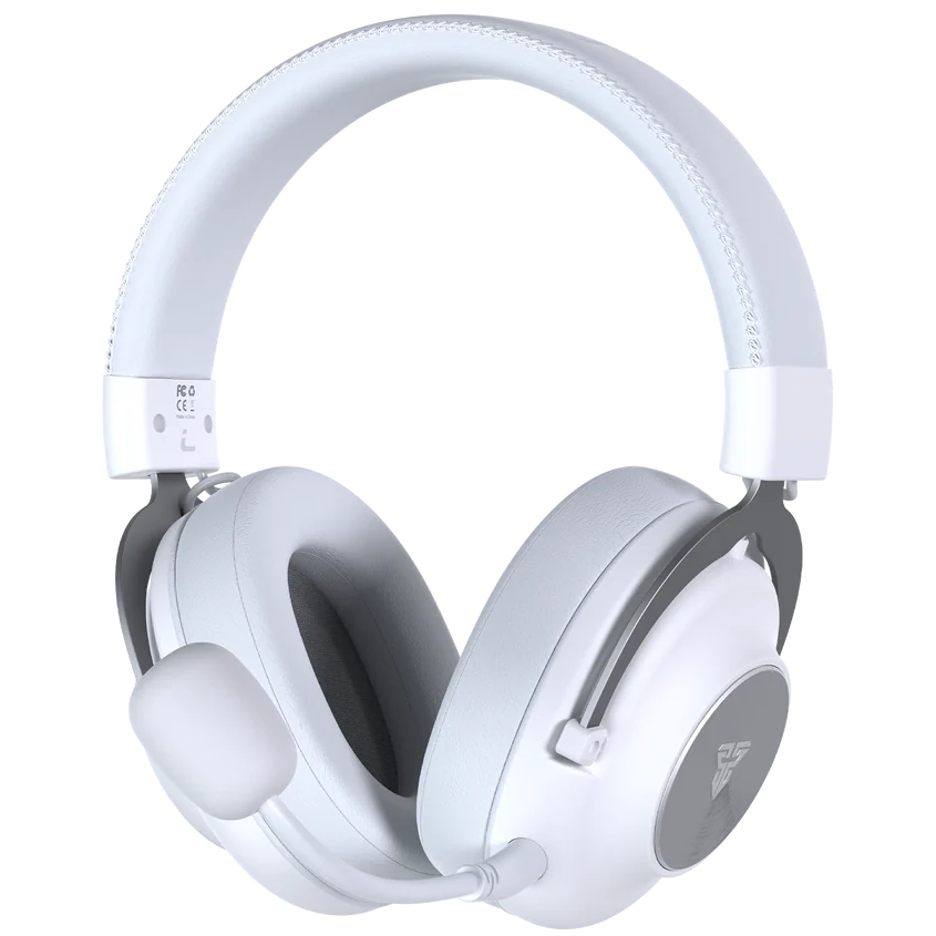 A large main feature product image of Fantech WHG05 STELLAR Wireless Bluetooth Dual Microphones Multi-platform Headset - White