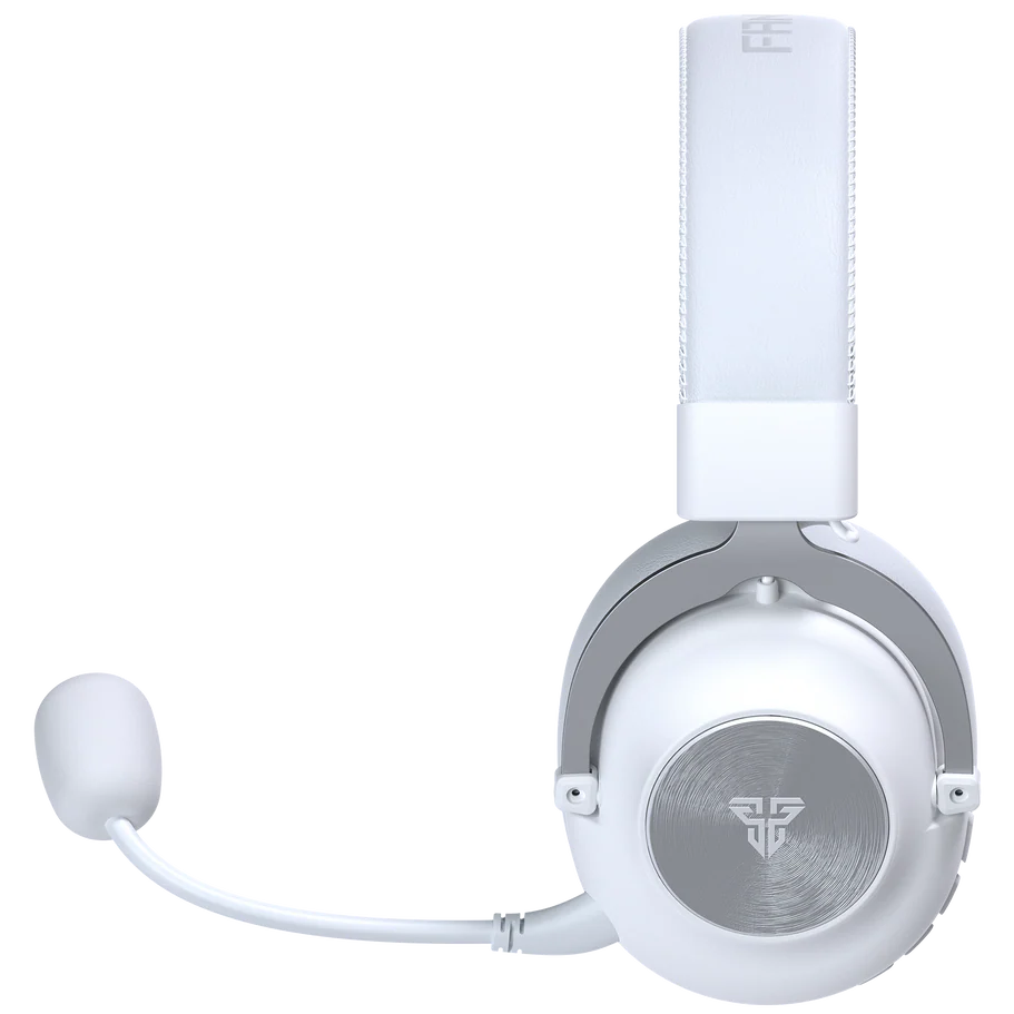 A large main feature product image of Fantech WHG05 STELLAR Wireless Bluetooth Dual Microphones Multi-platform Headset - White
