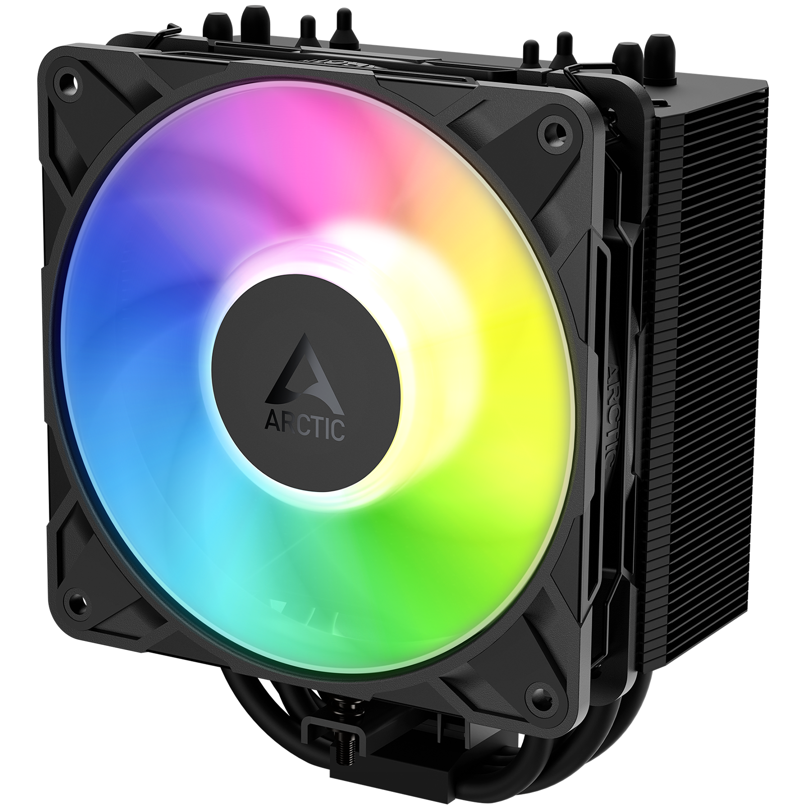 A large main feature product image of ARCTIC Freezer 36-S ARGB CPU Cooler (Black)