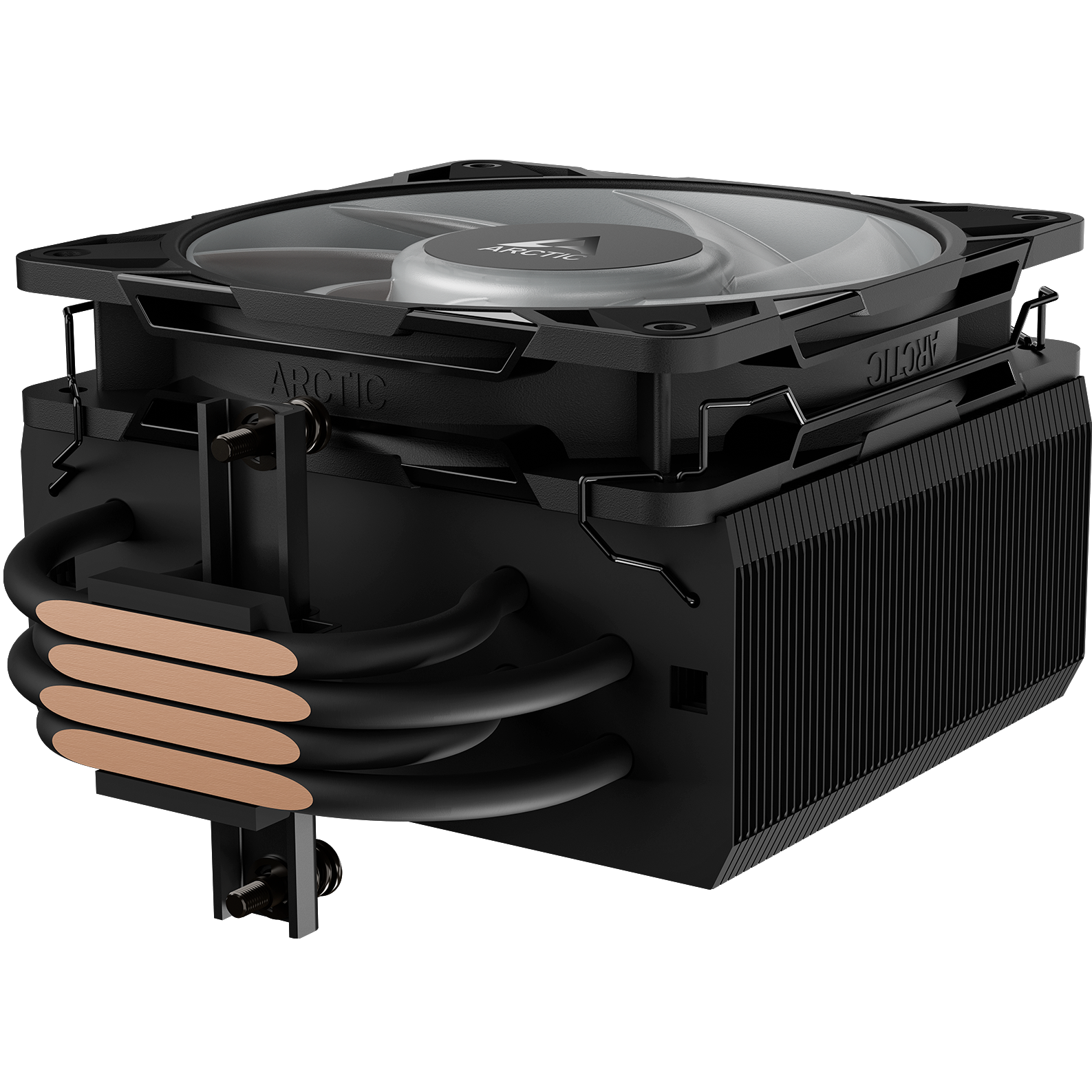 A large main feature product image of ARCTIC Freezer 36-S ARGB CPU Cooler (Black)