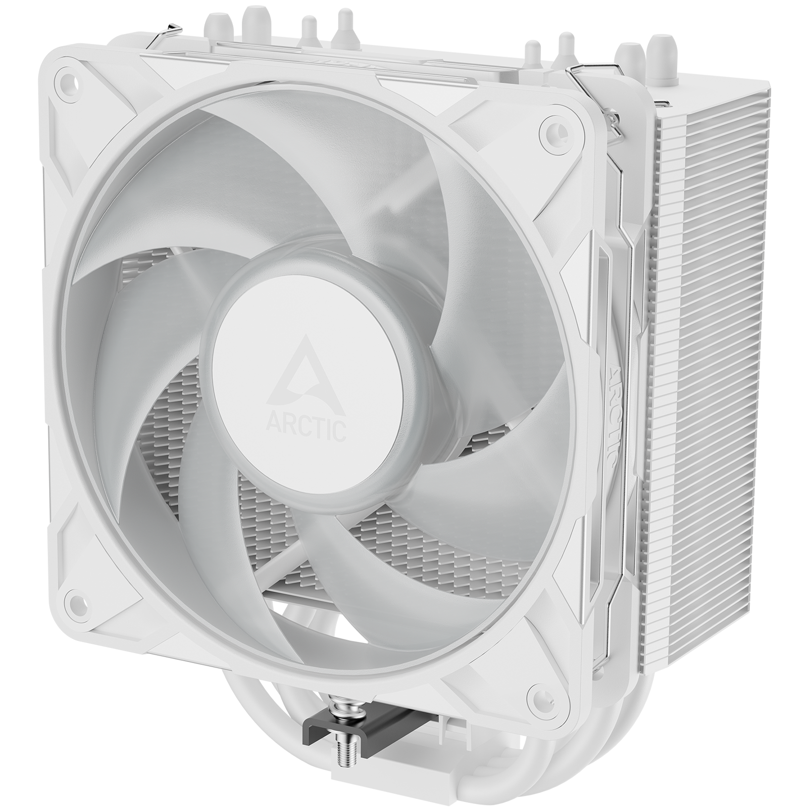 A large main feature product image of ARCTIC Freezer 36-S ARGB CPU Cooler (White)