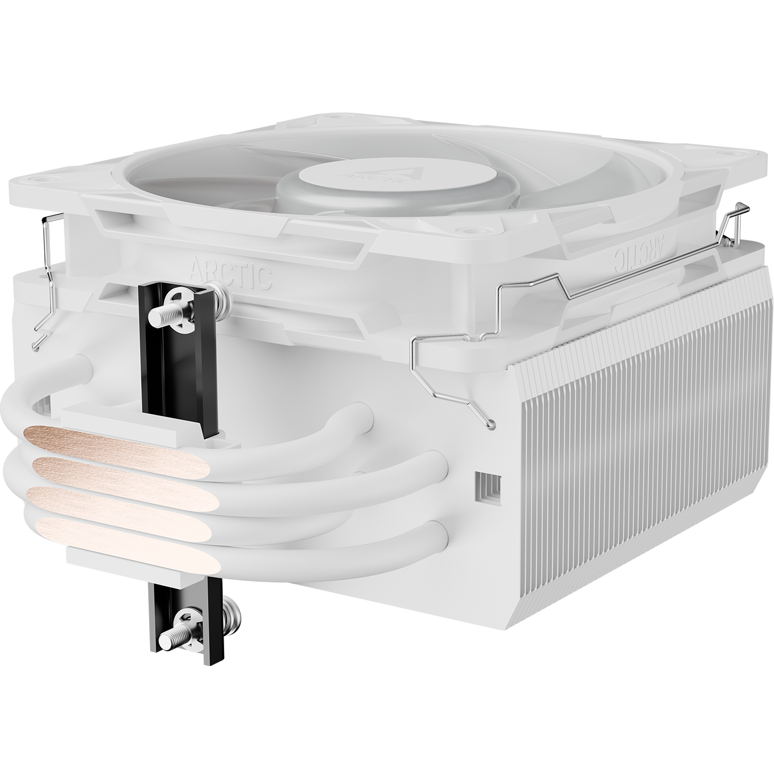 A large main feature product image of ARCTIC Freezer 36-S ARGB CPU Cooler (White)