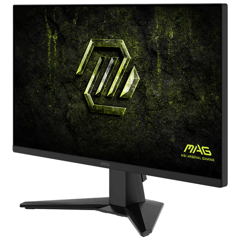 A large main feature product image of MSI MAG 255F X24 - 25" 1080p 240Hz 0.5ms Rapid IPS Gaming Monitor