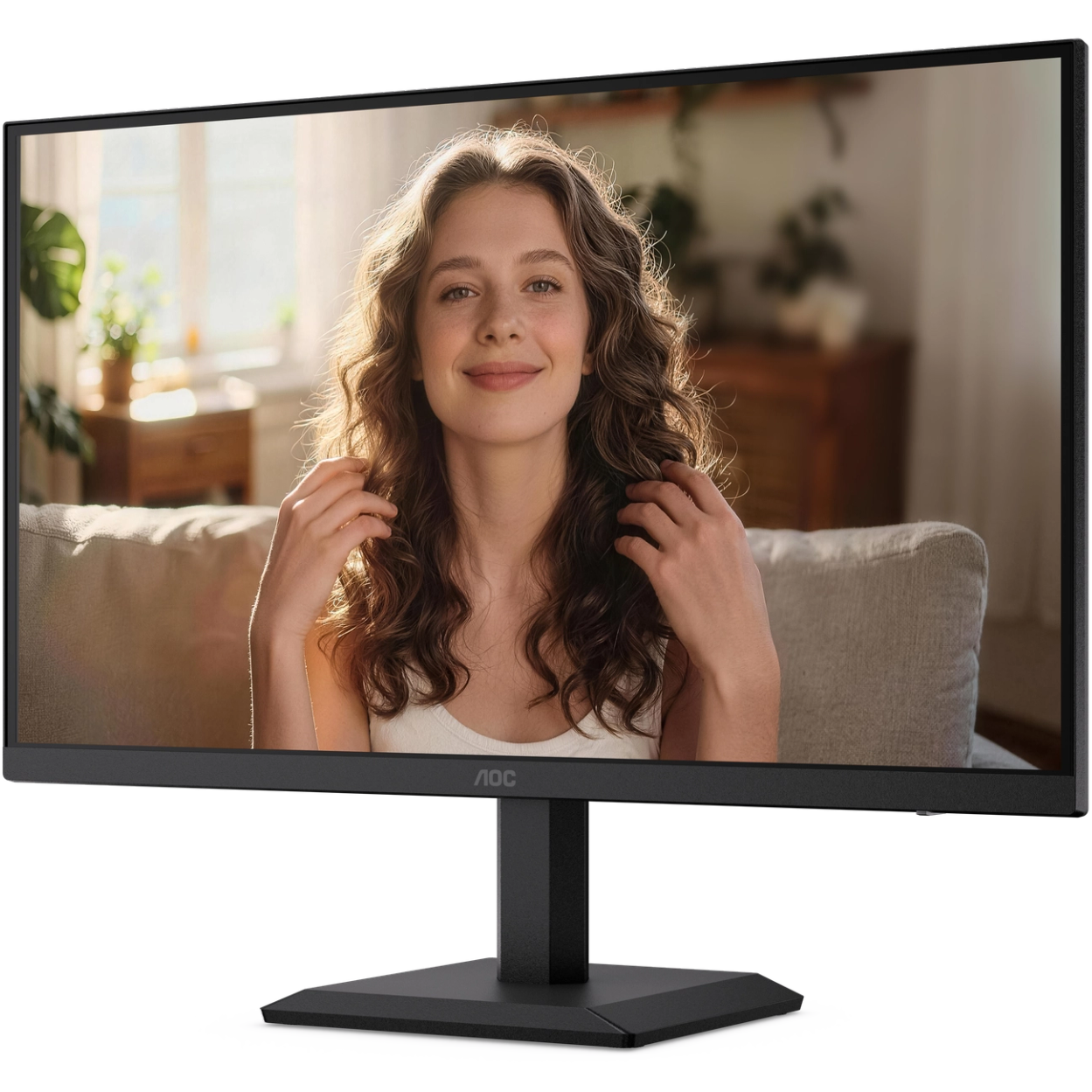 A large main feature product image of AOC 22B40HM - 22" 1080p 120Hz VA Monitor