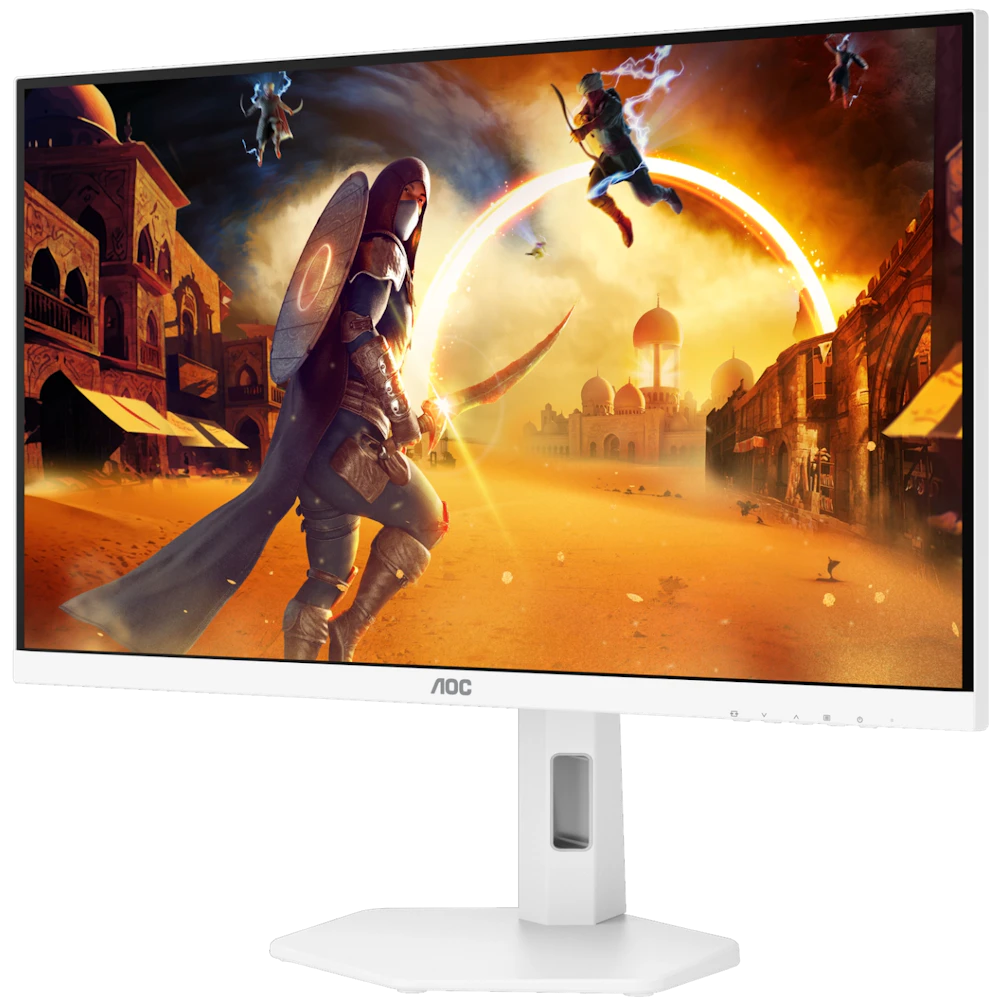 A large main feature product image of AOC Gaming U27G4/WS - 27" 4K 2160p 160Hz / 1080p 320Hz Dual-Mode 0.5ms Gaming Monitor