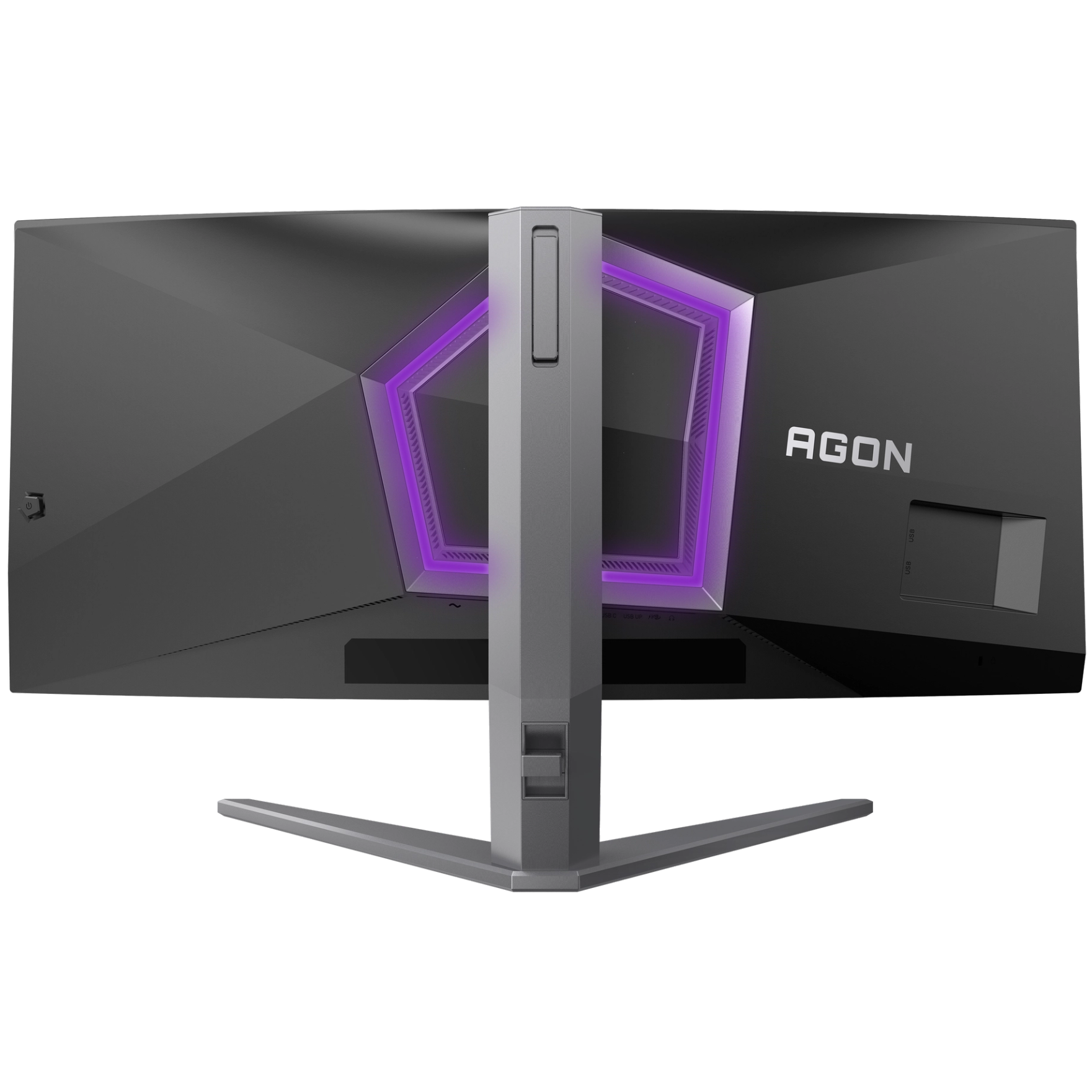 A large main feature product image of AOC AGON AGP346UCSD QD-OLED - 34" Curved 1440p 360Hz 0.03Ms Gaming Monitor