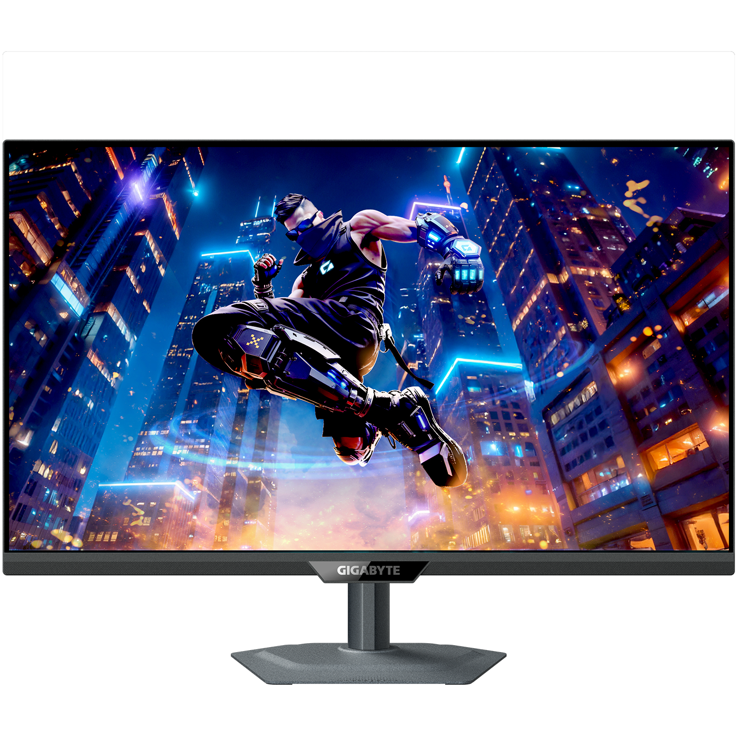 A large main feature product image of EX-DEMO Gigabyte M27Q2 QD - 27" 1440p 210Hz 1ms Quantum Dot SS IPS Gaming Monitor