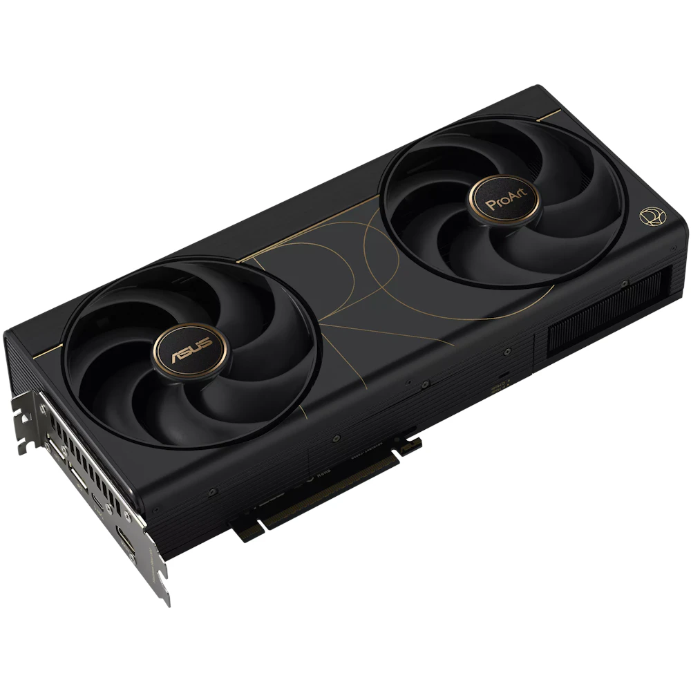 A large main feature product image of ASUS GeForce RTX 5090 ProArt OC 32GB GDDR7