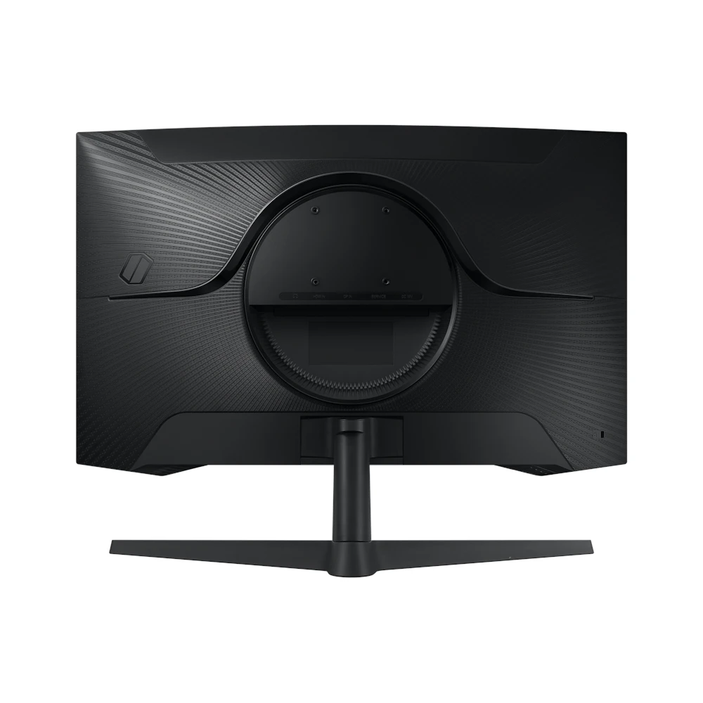 A large main feature product image of EX-DEMO Samsung Odyssey G55C - 27" Curved 1440p 165Hz VA Gaming Monitor