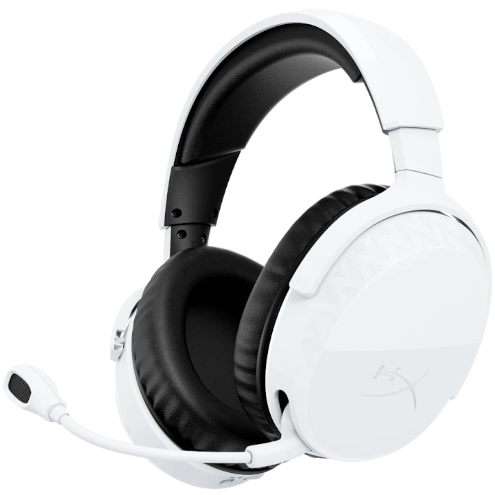 A large main feature product image of HyperX Cloud Stinger 3 - Wireless Gaming Headset (White)