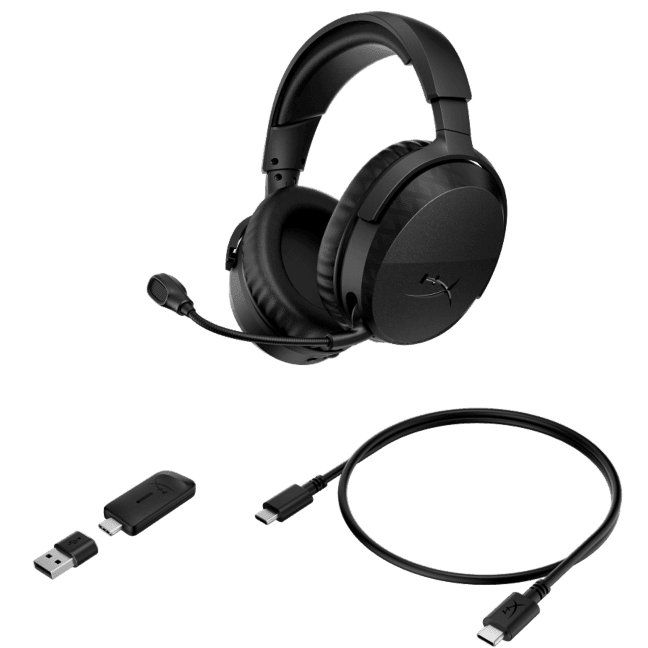 A large main feature product image of HyperX Cloud Stinger 3 - Wireless Gaming Headset (Black)