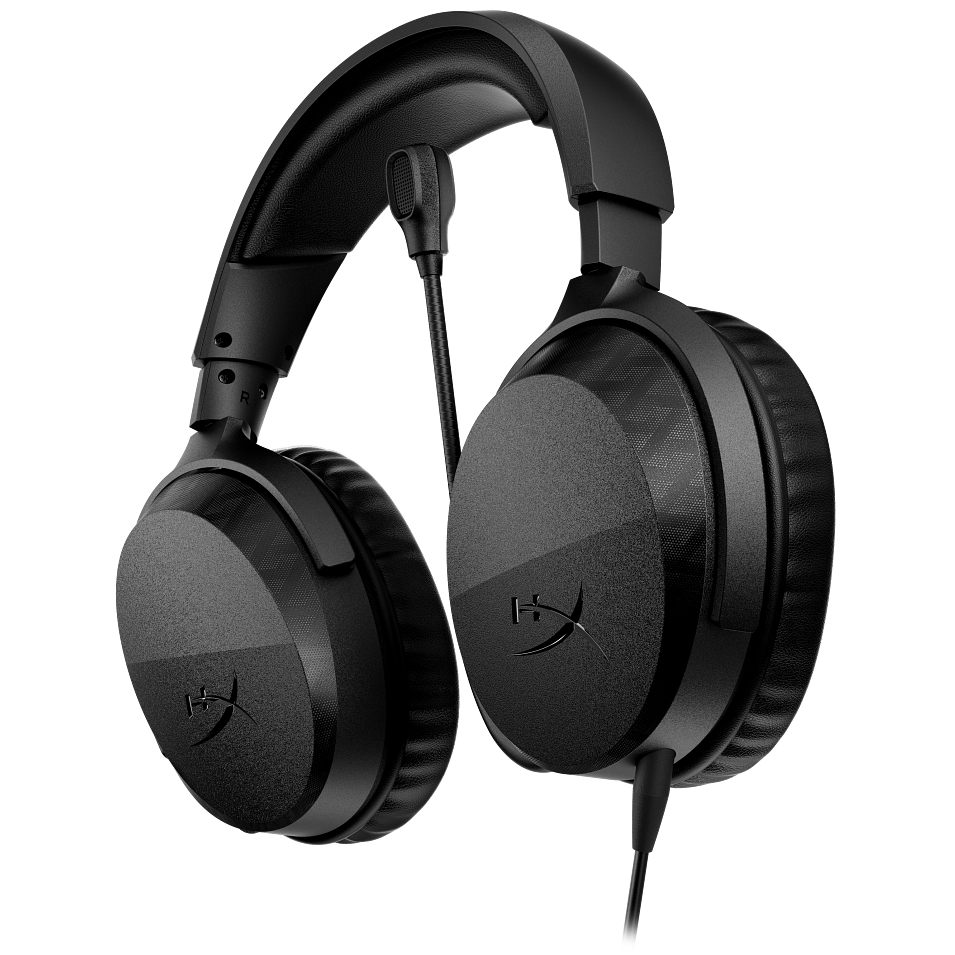 A large main feature product image of HyperX Cloud Stinger 3 - Wired Gaming Headset (Black)