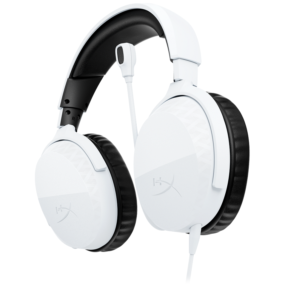 A large main feature product image of HyperX Cloud Stinger 3 - Wired Gaming Headset (White)