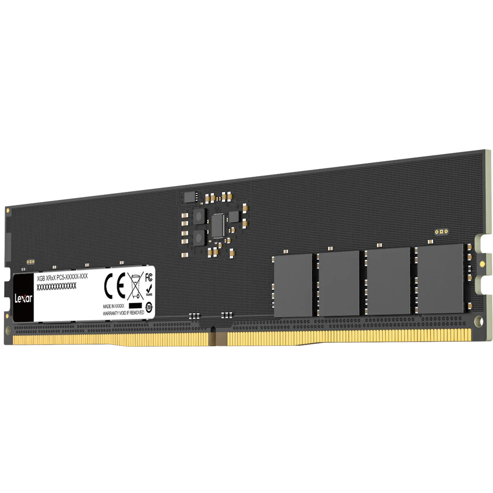 A large main feature product image of Lexar 8GB Single (1x8GB) DDR5-5600 C46