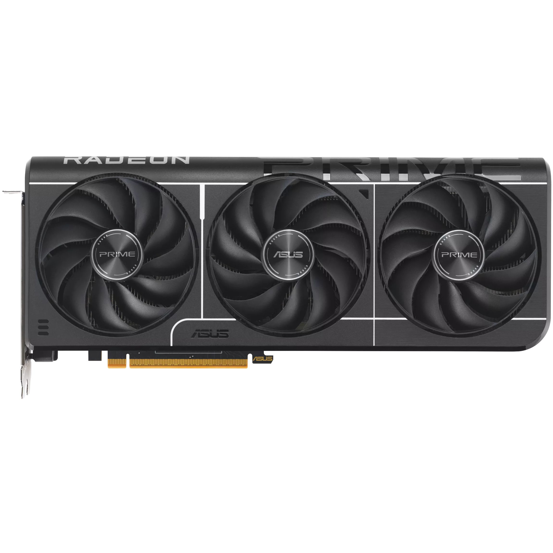 A large main feature product image of ASUS Radeon RX 9070 GRE EVO OC 12GB GDDR6
