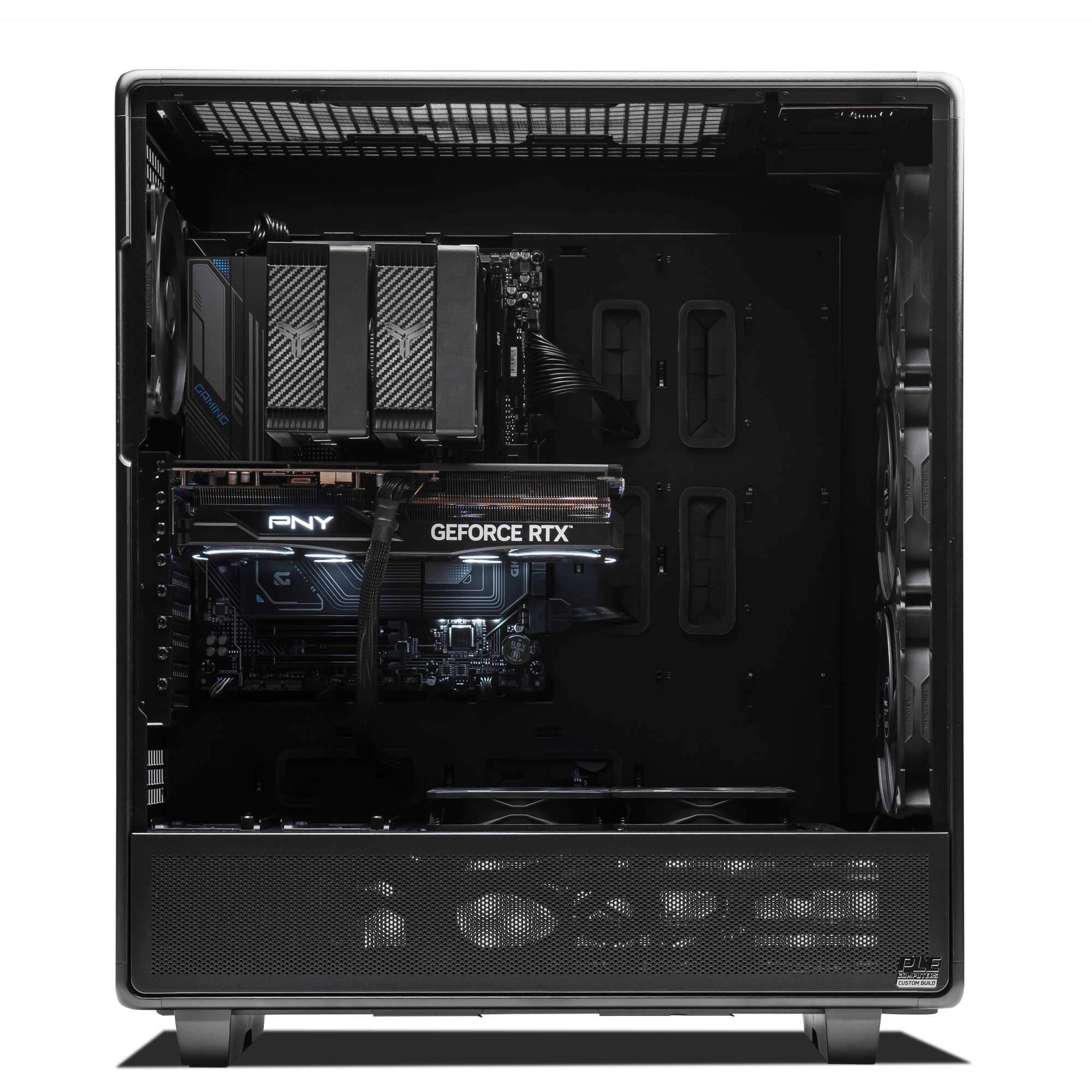 A large main feature product image of PLE Maven 3D Development Prebuilt Workstation PC
