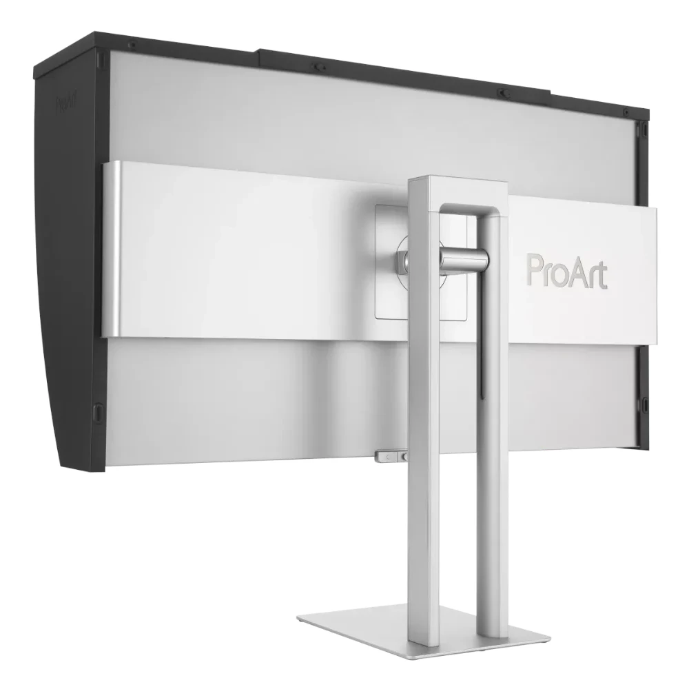A large main feature product image of ASUS ProArt QD-OLED PA32UCDMR-K -31.5" 4K 2160p 240Hz 0.1ms Professional Monitor w/ Monitor Hood & MCA02 Colorimeter
