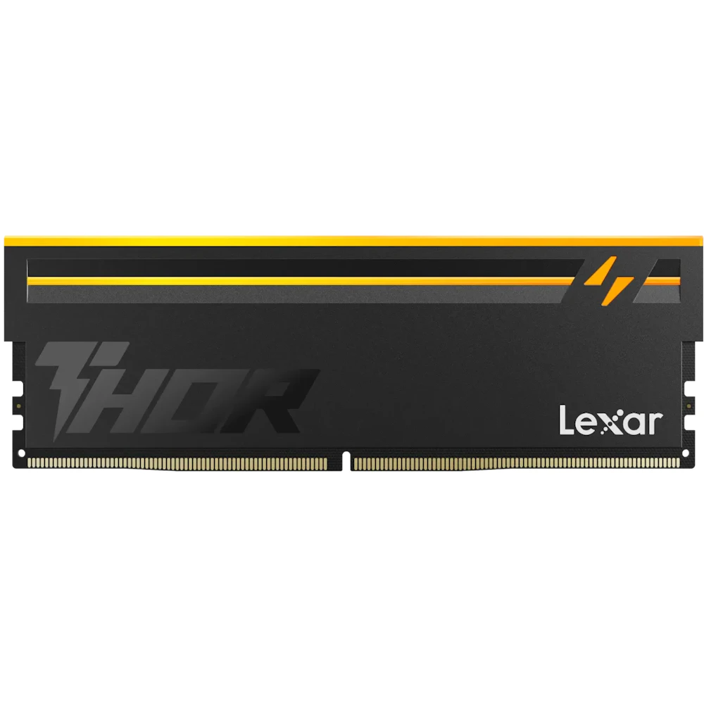 A large main feature product image of Lexar THOR G2 RGB 16GB Single (1x16GB) DDR5-6000 C36