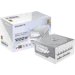 A product image of Gigabyte Gaming 1000GM ICE PG5 1000W Gold PCIe 5.1 ATX 3.1 Modular PSU - White
