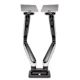 A small tile product image of EX-DEMO GamerChief Pro Gaming Dual Monitor Arm - Greyish White w/RGB