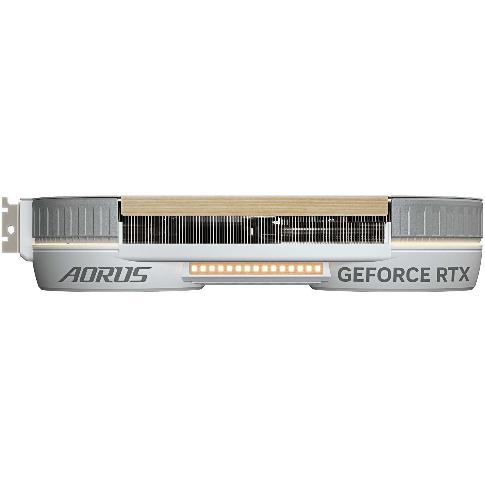 A large main feature product image of Gigabyte GeForce RTX 5080 AORUS Infinity 16GB GDDR7 - Wood