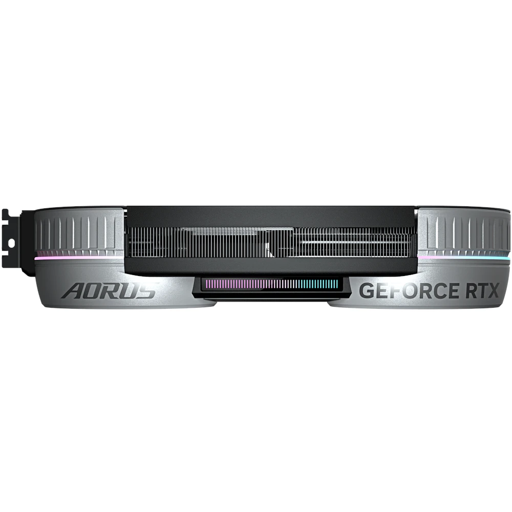 A large main feature product image of Gigabyte GeForce RTX 5070 Ti AORUS Infinity 16GB GDDR7