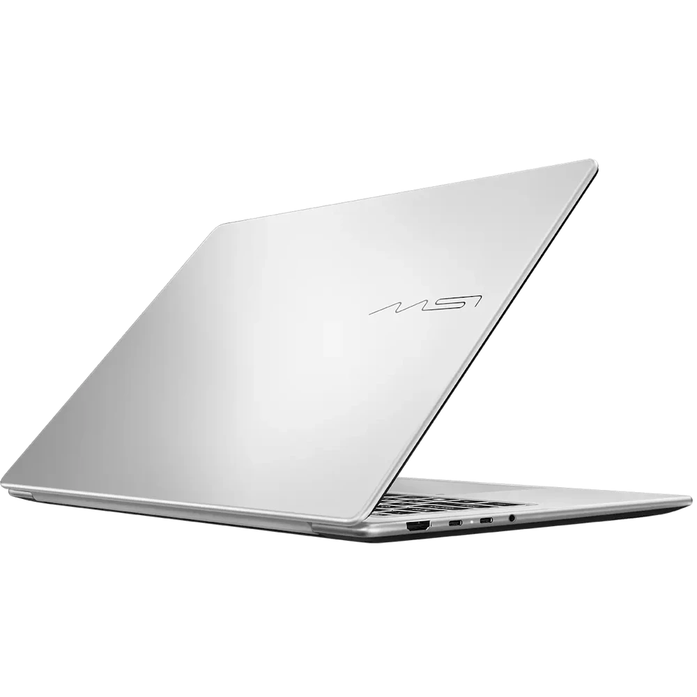 A large main feature product image of MSI Modern 14S AI+ (G3M) -14" OLED, Ultra 5 322, 16GB/512GB - Win 11 Notebook
