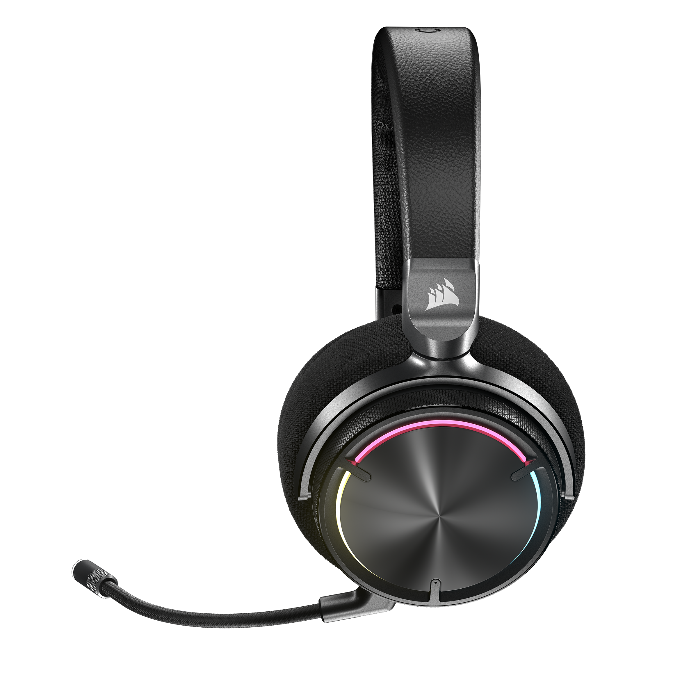 A large main feature product image of EX-DEMO Corsair VIRTUOSO MAX WIRELESS Gaming Headset (Carbon)