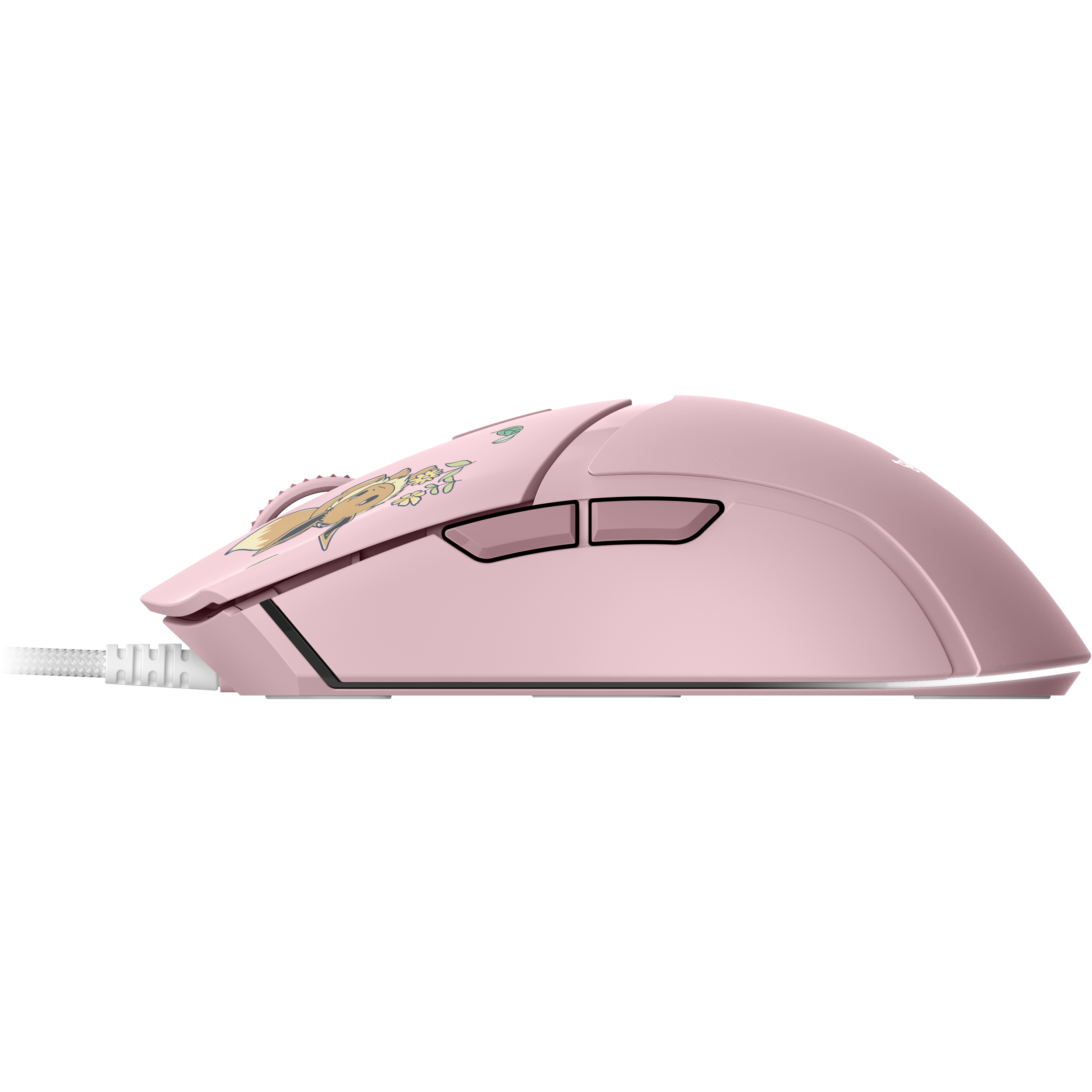 A large main feature product image of Razer Cobra - Customizable Gaming Mouse - Pikachu/Eevee Edition