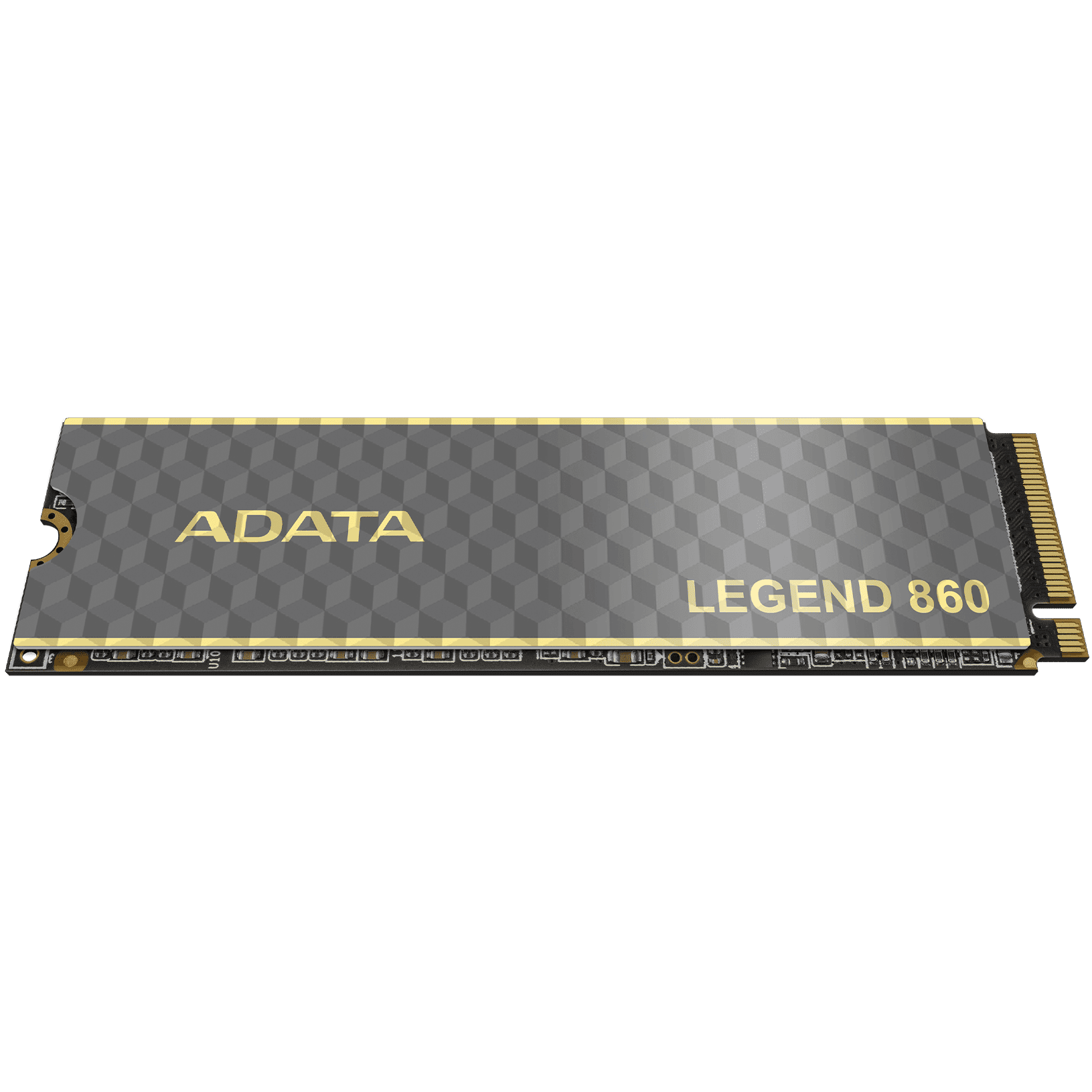 A large main feature product image of ADATA Legend 860 PCIe Gen4 NVMe M.2 SSD - 500GB