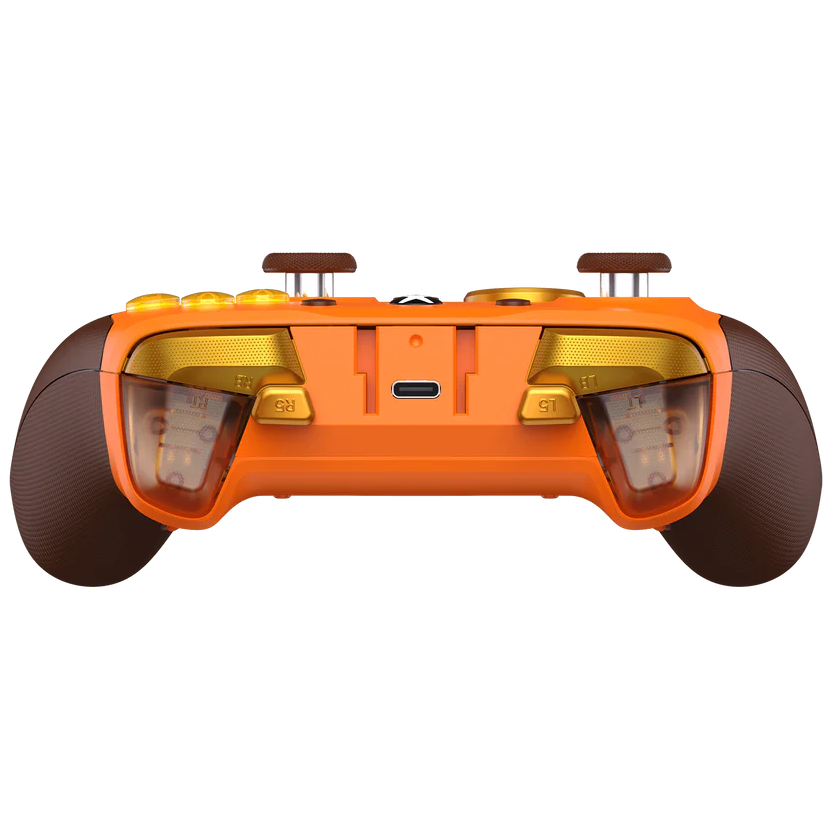A large main feature product image of GameSir G7 Pro Wireless Gaming Controller - Amber Flame