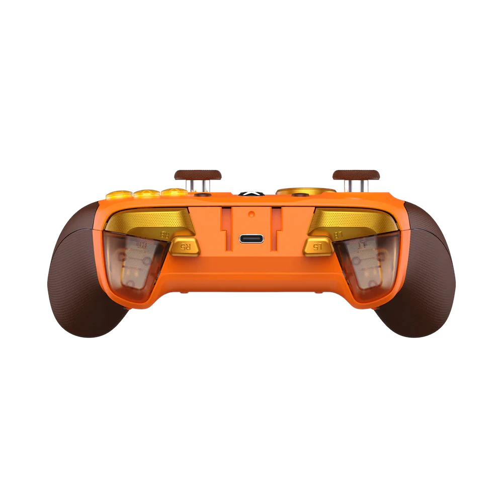 A large main feature product image of GameSir G7 Pro Wireless Gaming Controller - Amber Flame