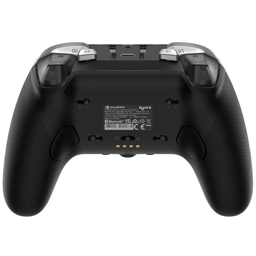 A large main feature product image of GameSir G7 Pro Wireless Gaming Controller - Metallic Silver