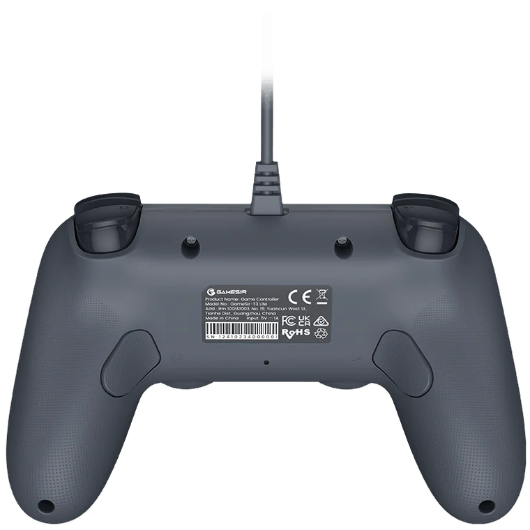 A large main feature product image of GameSir Tegenaria Lite Wired Symmetric Gaming Controller - Retro Grey