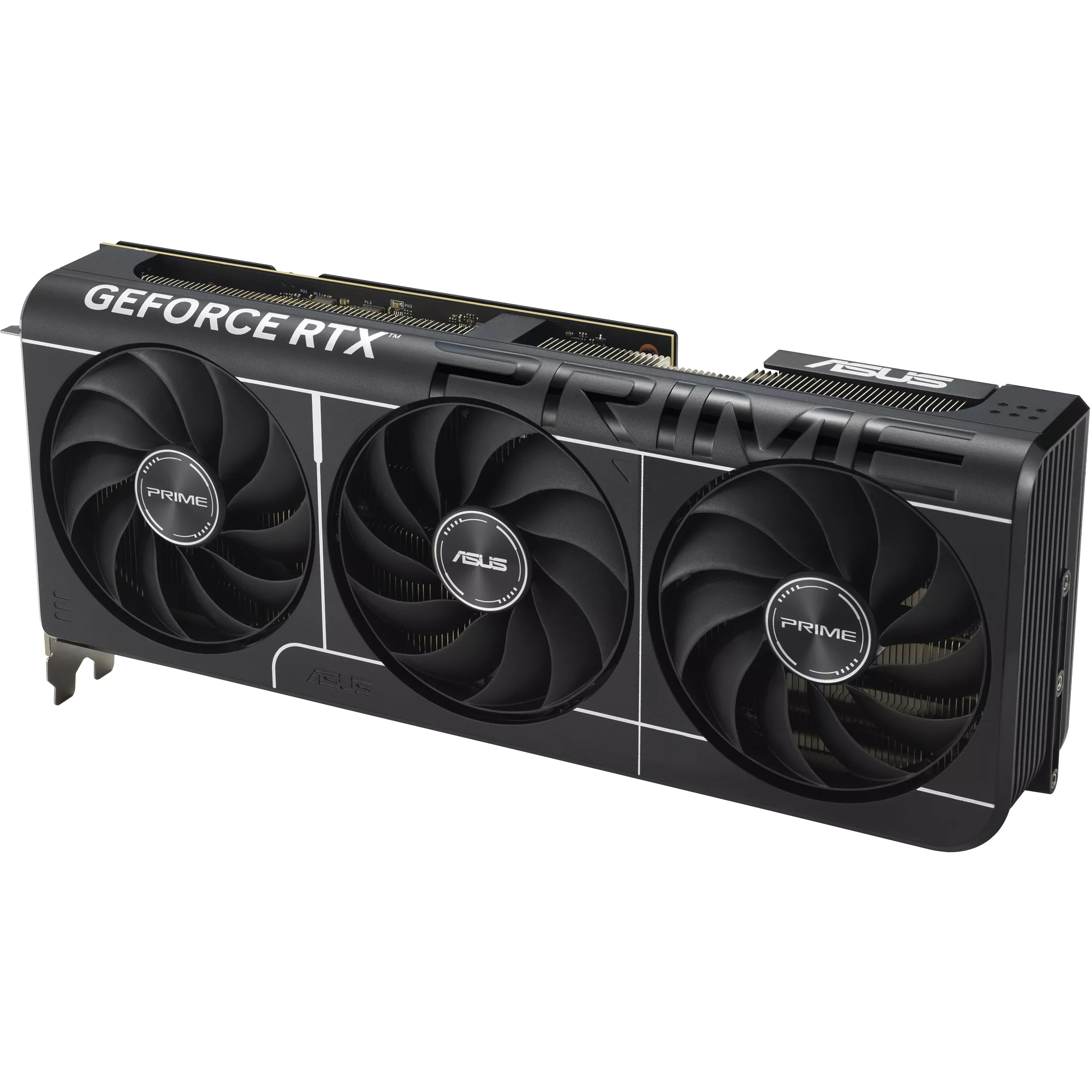 A large main feature product image of ASUS GeForce RTX 5080 PRIME EVO OC 16GB GDDR7