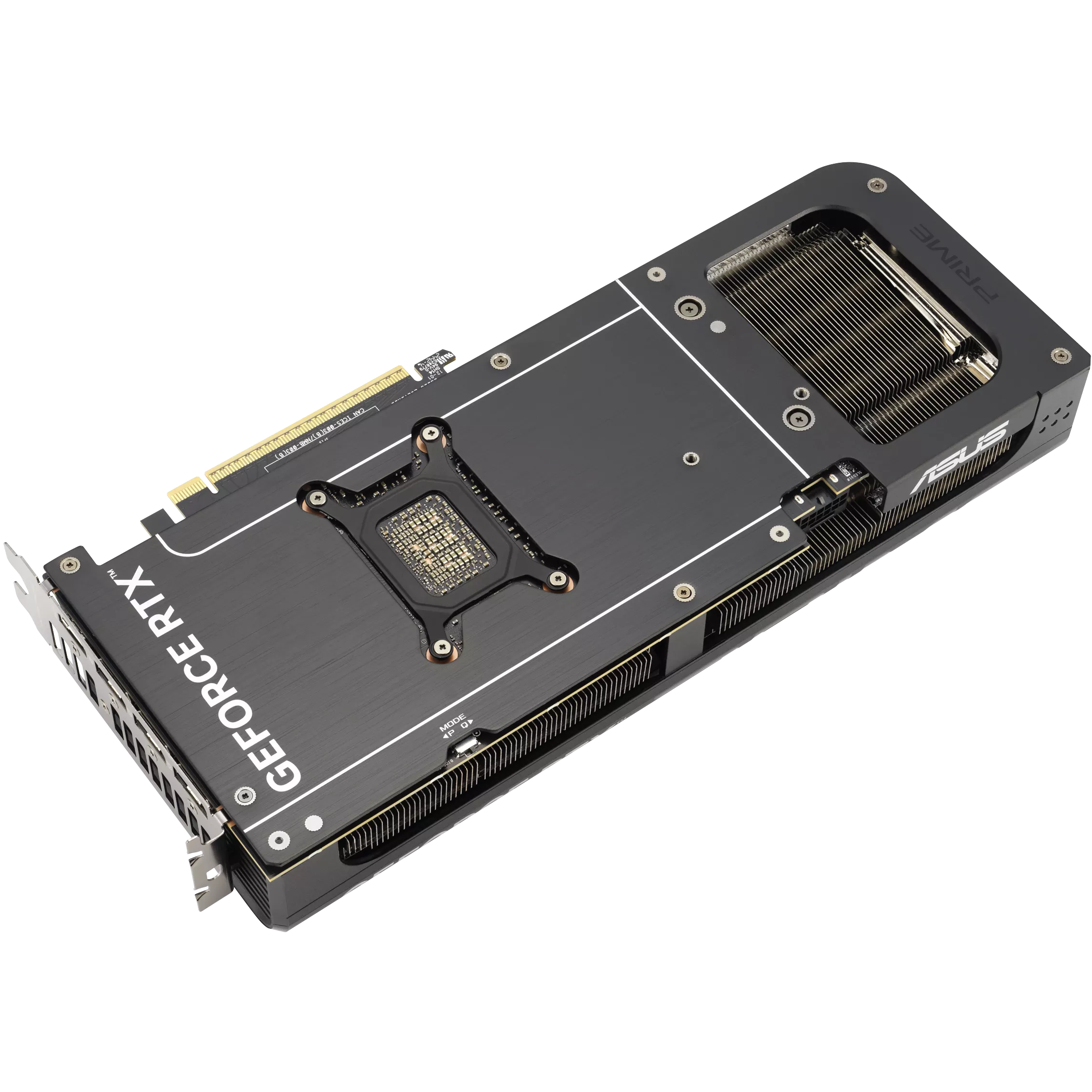 A large main feature product image of ASUS GeForce RTX 5080 PRIME EVO OC 16GB GDDR7