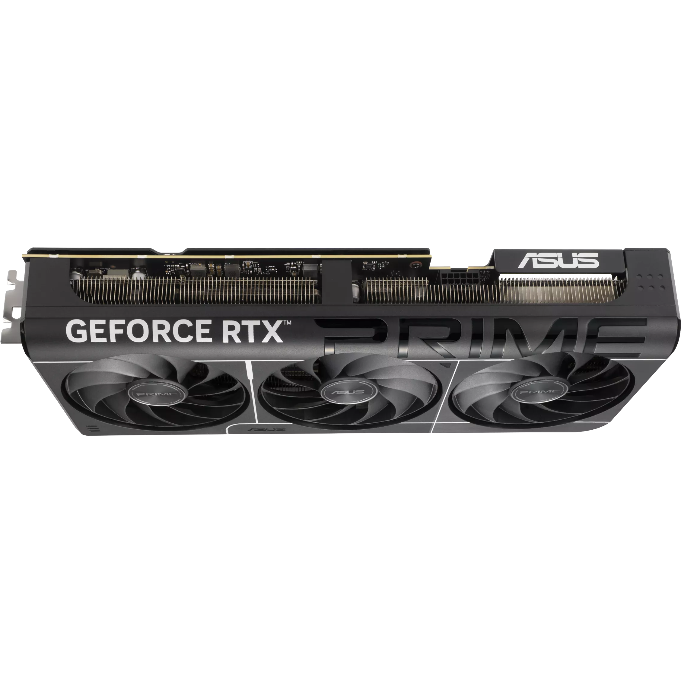 A large main feature product image of ASUS GeForce RTX 5080 PRIME EVO OC 16GB GDDR7