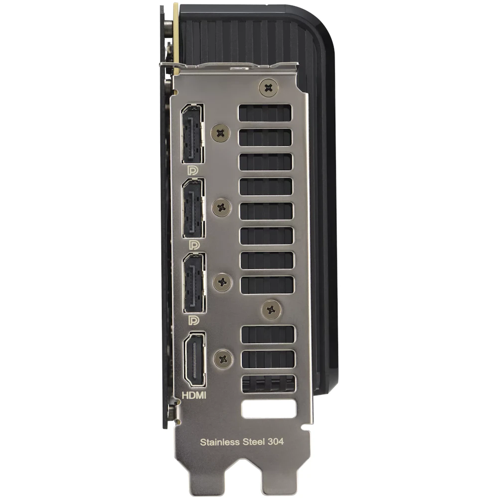 A large main feature product image of ASUS GeForce RTX 5080 PRIME EVO OC 16GB GDDR7