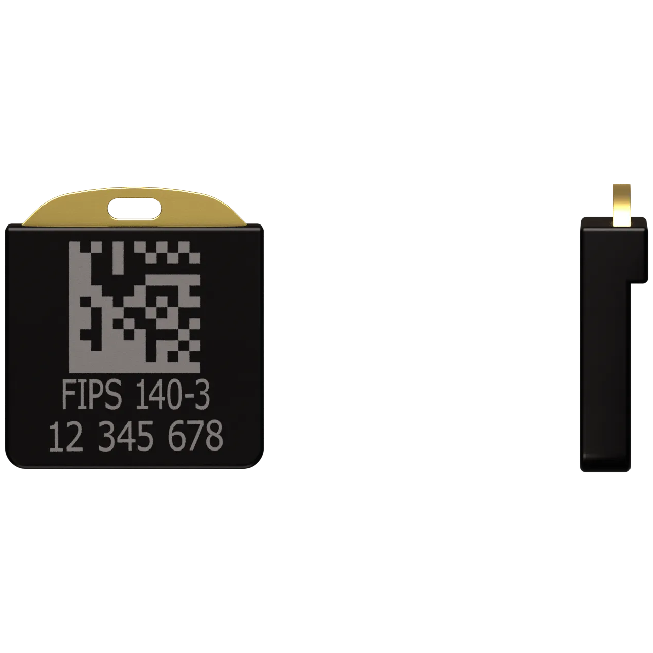 A large main feature product image of Yubico YubiKey 5 Nano FIPS 140-3 USB-A Security Key
